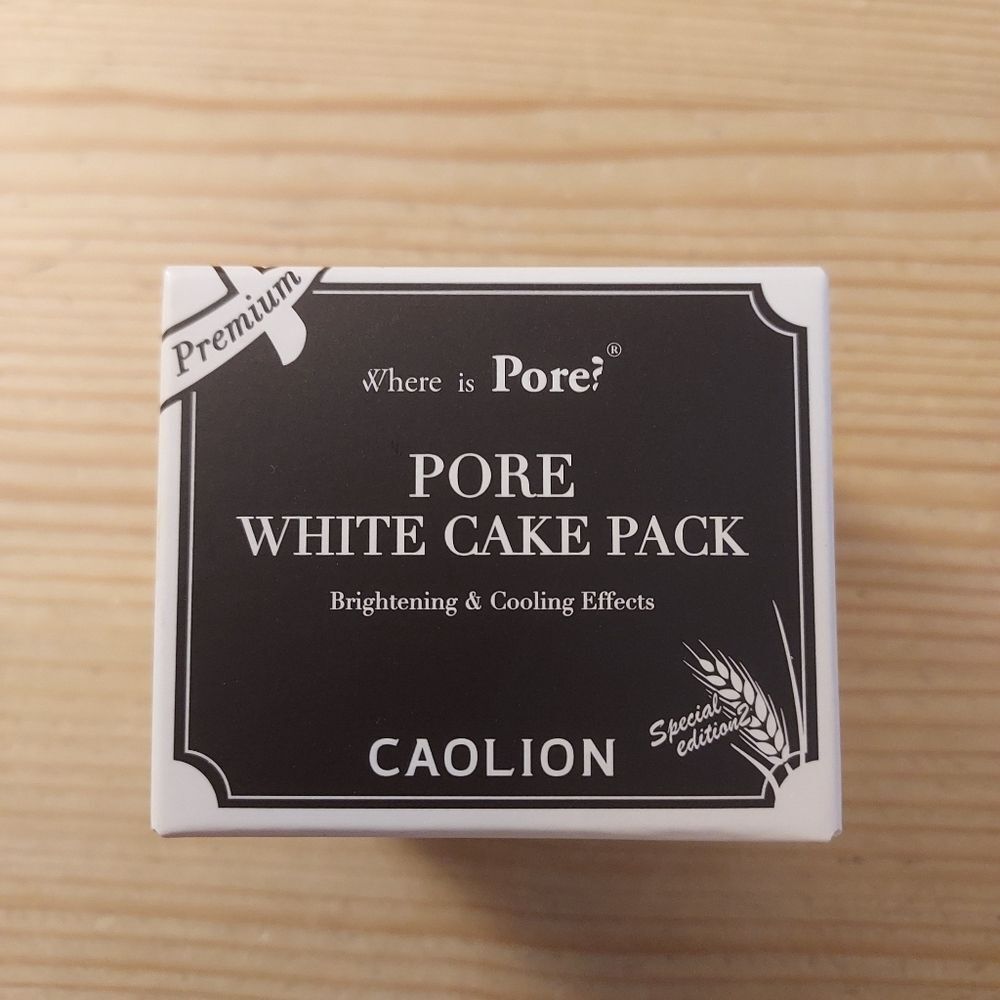 Caolion white cake pack cleansing hydrating tightening mask Korean skin Care